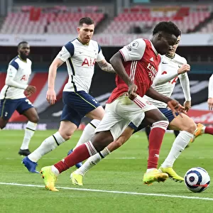 Bukayo Saka's Brilliant Performance at Empty Emirates: Arsenal vs. Tottenham, Premier League 2020-21