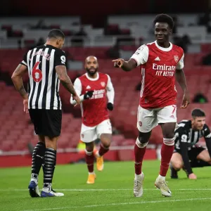 Bukayo Saka's Empty-Netter: Arsenal's Second Goal Against Newcastle United (2020-21)