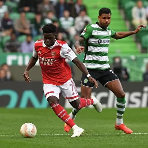 Bukayo Saka's Europa League Brilliance: Arsenal Star Shines Against Sporting CP in Lisbon, 2023