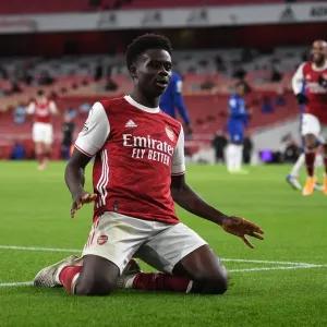 Bukayo Saka's Hat-Trick Print