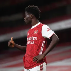 Bukayo Saka's Shining Performance at Empty Emirates: Arsenal vs Newcastle United (Premier League 2021)