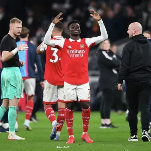Bukayo Saka's Thrilling Goal: Arsenal's Triumph in the Exciting Tottenham Derby, Premier League 2022-23 Bukayo Saka's Thrilling Goal: Arsenal's Triumph in the Exciting Tottenham Derby, Premier League 2022-23