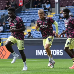 Burnley vs Arsenal: Saka, Smith Rowe, and Partey in Action Burnley vs Arsenal: Saka, Smith Rowe, and Partey in Action
