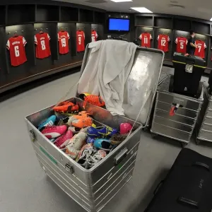 The Calm Before the FA Cup Final: Arsenal's Changing Room, 2014