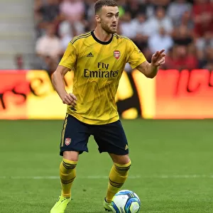 Calum Chambers in Action: Angers vs Arsenal Pre-Season Friendly