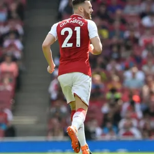 Calum Chambers in Action: Arsenal vs. West Ham United, Premier League 2017-18 Calum Chambers in Action: Arsenal vs. West Ham United, Premier League 2017-18