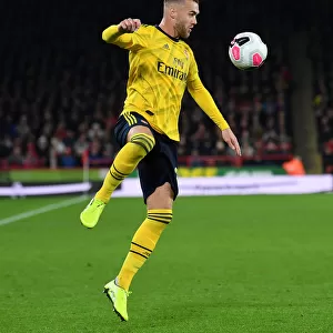 Calum Chambers in Action: Arsenal vs Sheffield United, Premier League 2019-20