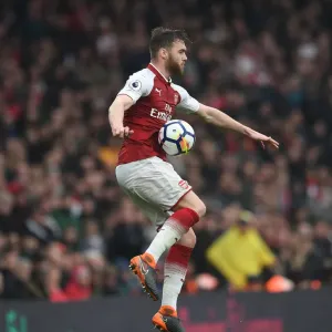 Calum Chambers in Action: Arsenal vs Southampton, Premier League 2017-18