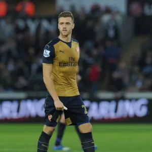 Calum Chambers in Action: Arsenal vs Swansea City, 2015-16 Premier League