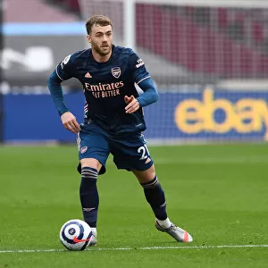 Calum Chambers in Action: Arsenal vs West Ham United, Premier League 2021
