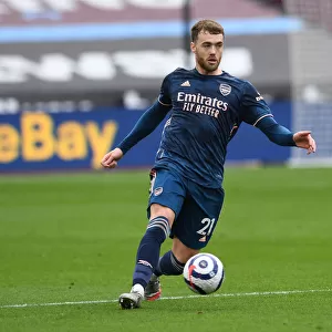 Calum Chambers in Action: Arsenal vs West Ham United, Premier League 2020-21