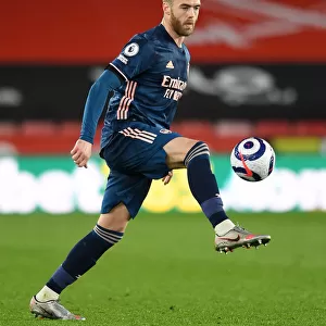 Calum Chambers in Action: Arsenal's Defensive Battle at Sheffield United, Premier League 2020-21
