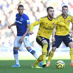 Calum Chambers in Action: Everton vs Arsenal, Premier League 2019-20