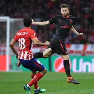 Calum Chambers (Arsenal) Diego Costa (Atletico) Calum Chambers (Arsenal) Diego Costa (Atletico)