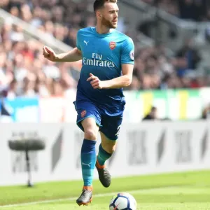Calum Chambers (Arsenal). Newcastle United 2: 1 Arsenal. Premier League. St. Jamess Park