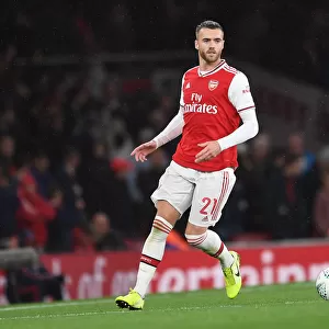 Calum Chambers Battle: Arsenal vs Nottingham Forest in the Carabao Cup at Emirates Stadium