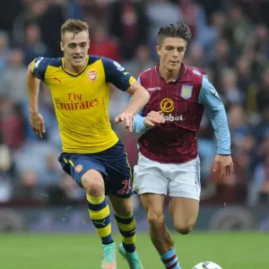 Calum Chambers vs Jack Grealish: Battle at Villa Park, Arsenal vs Aston Villa, Premier League 2014-15