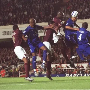 Campbell Soars Above Bent: Arsenal's Unforgettable 2-0 Victory Over Everton, FA Premier League, Highbury, London, September 19, 2005 Campbell Soars Above Bent: Arsenal's Unforgettable 2-0 Victory Over Everton, FA Premier League, Highbury, London, September 19, 2005