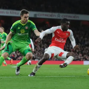 Campbell vs Coates: Intense Battle at Arsenal vs Sunderland, Premier League 2015-16