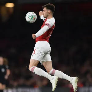Carl Jenkinson in Action: Arsenal vs Blackpool, Carabao Cup 2018-19