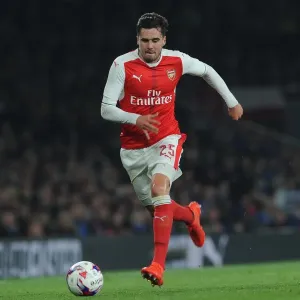 Carl Jenkinson (Arsenal). Arsenal 2: 0 Reading. EFL Cup 4th Round. Emirates Stadium