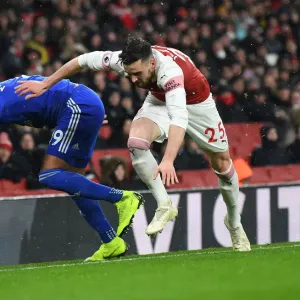 Carl Jenkinson vs Nathaniel Mendez-Laing Print
