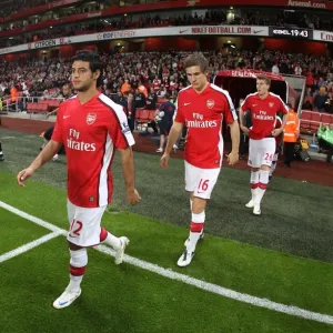 Carlos Vela and Aaron Ramsey (Arsenal) Carlos Vela and Aaron Ramsey (Arsenal)