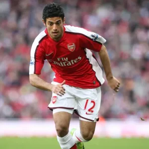 Carlos Vela at Arsenal: 0-0 Sunderland, Barclays Premier League, Emirates Stadium, London, 2009 Carlos Vela at Arsenal: 0-0 Sunderland, Barclays Premier League, Emirates Stadium, London, 2009