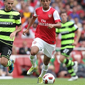 Carlos Vela (Arsenal). Arsenal 3: 2 Celtic. Emirates Cup Pre Season. Emirates Stadium