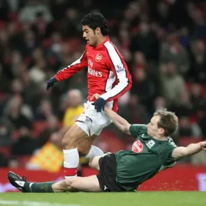 Carlos Vela (Arsenal) David Gray (Plymouth)