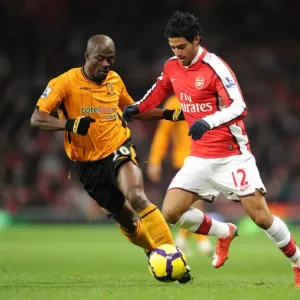 Carlos Vela (Arsenal) George Boateng (Hull). Arsenal 3: 0 Hull City, Barclays Premier league