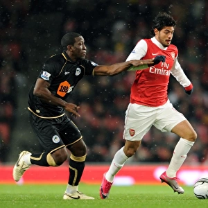 Carlos Vela (Arsenal) Hendry Thomas (Wigan). Arsenal 2: 0 Wigan Athletic
