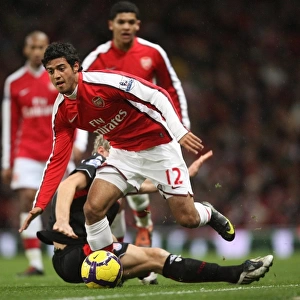 Carlos Vela (Arsenal) Liam Lawrence (Stoke City). Arsenal 2: 0 Stoke City