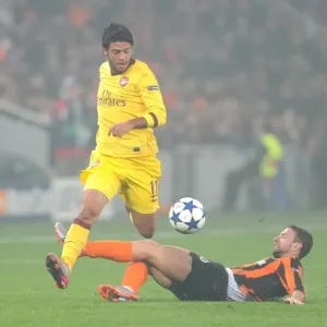Carlos Vela (Arsenal) Razvan Rat (Shakhtar). Shakhtar Donetsk 2: 1 Arsenal