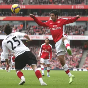 Carlos Vela (Arsenal) Simon Davies (Fulham)