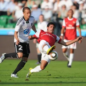 Carlos Vela (Arsenal) Srda Knezevic (Legia). Legia Warsaw 5: 6 Arsenal, Wojska Polskiego Carlos Vela (Arsenal) Srda Knezevic (Legia). Legia Warsaw 5: 6 Arsenal, Wojska Polskiego