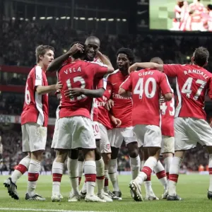 Carlos Vela celebrates scoring his 2nd goal Arsenal s Carlos Vela celebrates scoring his 2nd goal Arsenal s