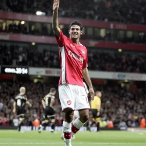 Carlos Vela celebrates scoring his 2nd goal Arsenals 4th Carlos Vela celebrates scoring his 2nd goal Arsenals 4th