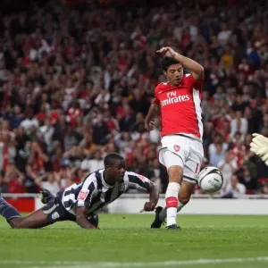 Carlos Vela scores Arsenals 2nd goal past Dean Kiely Carlos Vela scores Arsenals 2nd goal past Dean Kiely