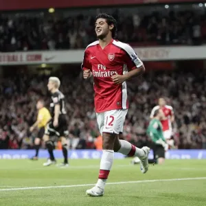 Carlos Vela's Triumph: Arsenal's Historic 6-0 Carling Cup Win over Sheffield United - Vela's First Goal