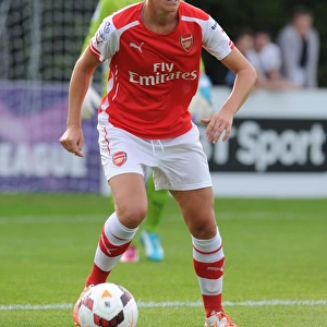 Casey Stoney in Action: Chelsea Ladies vs. Arsenal Ladies WSL Match, 2014