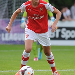 Casey Stoney in Action: Chelsea Ladies vs. Arsenal Ladies WSL Match, 2014