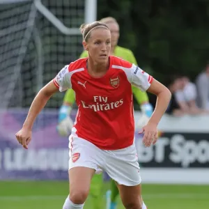 Casey Stoney in Action: WSL Match - Chelsea vs. Arsenal (2014)