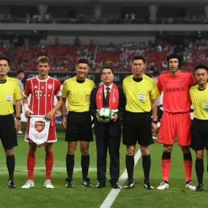 Cech vs. Muller: Clash of Captains in Arsenal vs. Bayern Munich Pre-Season Match, Shanghai 2017