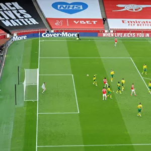 Cedric Soares Scores Arsenal's Fourth Goal: Arsenal 4-0 Norwich City (July 2020)