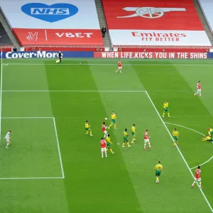 Cedric Soares Scores Arsenal's Fourth Goal: Arsenal FC vs Norwich City (2019-20)