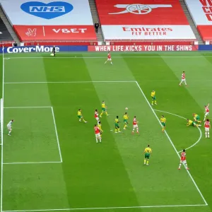 Cedric Soares Scores Arsenal's Fourth Goal vs. Norwich City (2019-20)