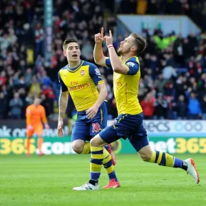 Celebrating Glory: Ramsey and Bellerin's Unforgettable Goal Connection (Burnley vs Arsenal, 2015) Celebrating Glory: Ramsey and Bellerin's Unforgettable Goal Connection (Burnley vs Arsenal, 2015)