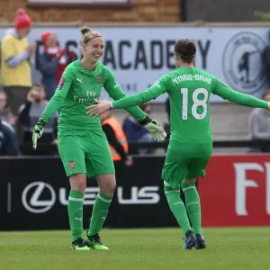 Celebrating Victory: Peyraud-Magnin and Van Veenendaal of Arsenal Women