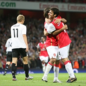 Ces Fabregas and Eduardo: Unstoppable Duo - Arsenal's 3-0 Thrashing of Sparta Prague in the UEFA Champions League